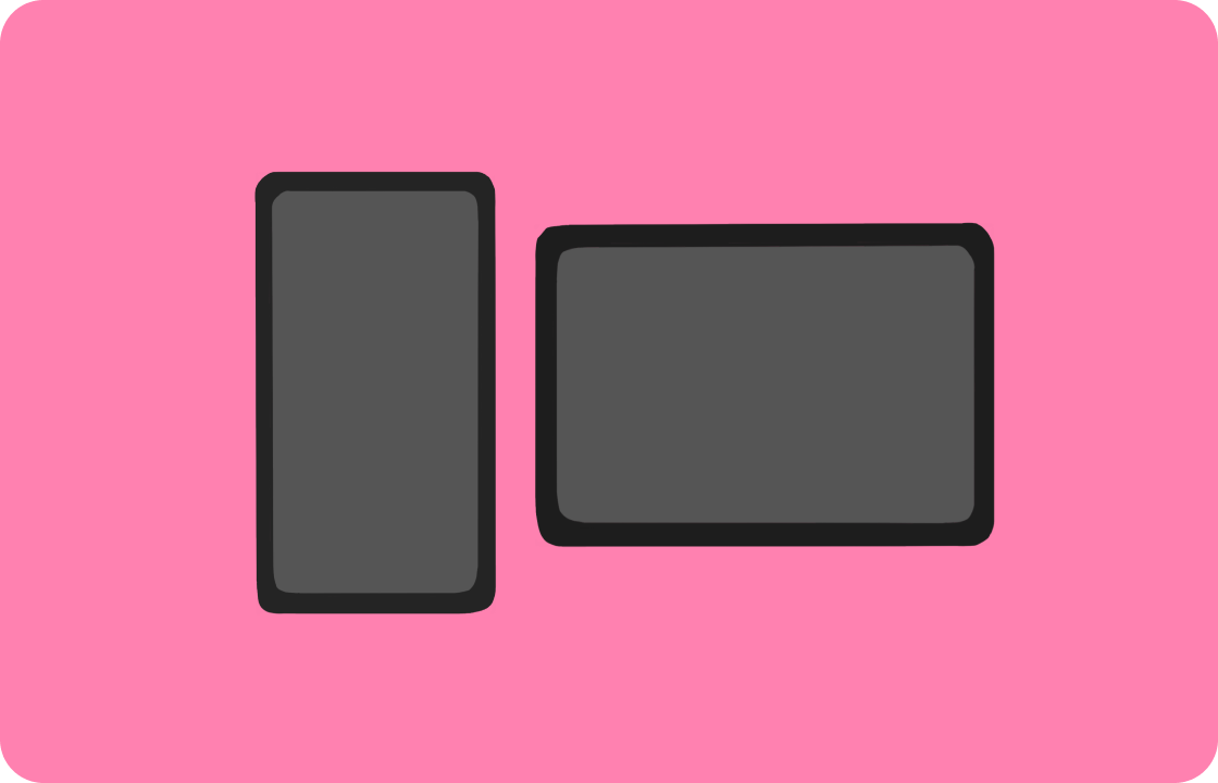 an illustration of iphone & ipad